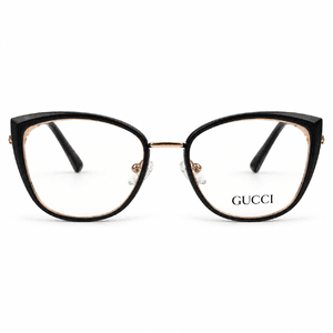 Gucci Tr3083 Black & Rose Gold Cat Eye Prescription Eyeglasses Frame 5