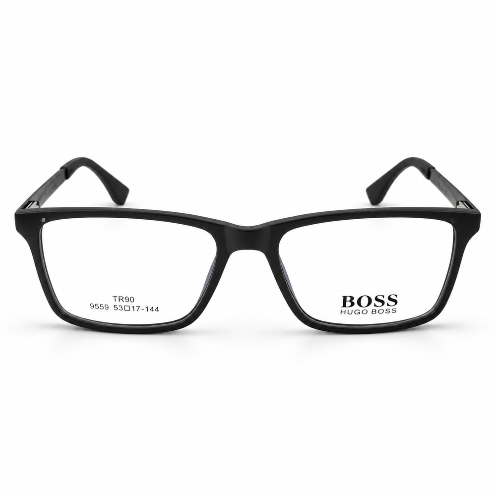 Hugo Boss 9559 C2 Black Tr90 Rectangle Prescription Eyeglasses Frame 4
