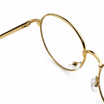 Model 5209 Gold & Black Round Metal Prescription Eyeglasses Frame 5