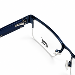 Montblanc Mb3841 Blue Semi Rim Rectangle Prescription Eyeglasses Frame 2