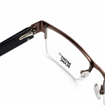 Montblanc Mb3841 C3 Brown & Black Semi Rim Rectangle Prescription Eyeglasses Frame 2