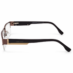 Montblanc Mb3841 C3 Brown & Black Semi Rim Rectangle Prescription Eyeglasses Frame 3