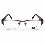 Montblanc Mb3841 C3 Brown & Black Semi Rim Rectangle Prescription Eyeglasses Frame 5
