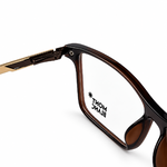 Montblanc Mb8501 C3 Brown Tr90 Rectangle Prescription Eyeglasses 2