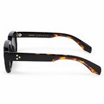 Moscot Black & Tortoise Square Handcrafted Sunglasses 3