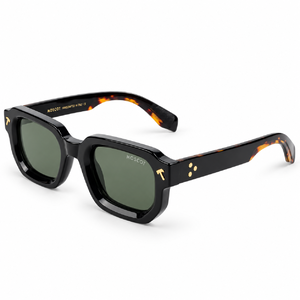 Moscot Black & Tortoise Square Handcrafted Sunglasses 4