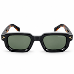 Moscot Black & Tortoise Square Handcrafted Sunglasses 5