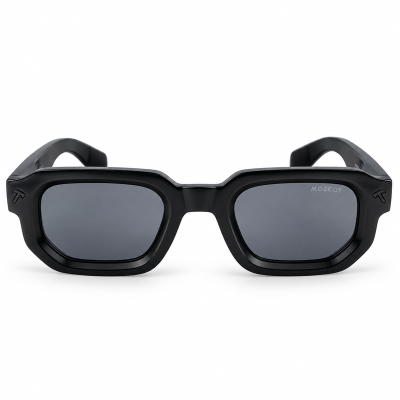 Moscot Matt Black Square Handcrafted Sunglasses 5
