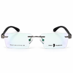 Polo Fashion Rimless Black & Gunmetal (1)
