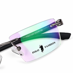 Polo Fashion Rimless Black & Gunmetal (2)
