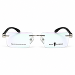 Polo Fashion Rimless Gun Metal & Silver (1)