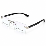 Polo Fashion Rimless Gun Metal & Silver (5)