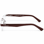 Polo Fashion Rimless Rectangle Dark Brown (3)