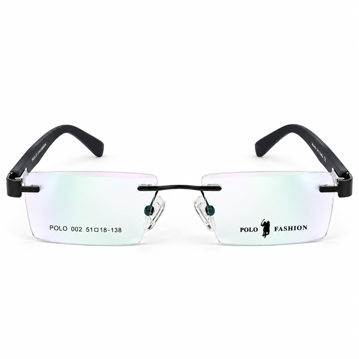 Polo Fashion Rimless Rectangle Navy Blue (1) Polo Fashion Rimless Rectangle Navy Blue (1)