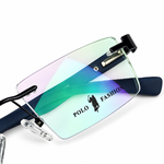 Polo Fashion Rimless Rectangle Navy Blue (2)