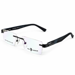 Polo Fashion Rimless Rectangle Navy Blue (5)