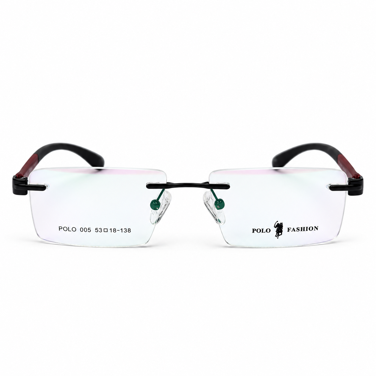 Polo Fashion Rimless Red (1) Polo Fashion Rimless Red (1)