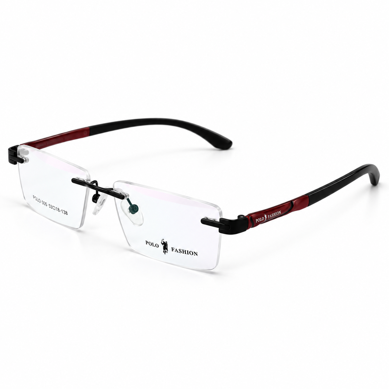 Polo Fashion Rimless Red (5)