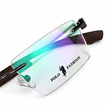 Polo Fashion Rimless Dark Brown (2)