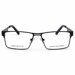Porsche Design Po5824 Black & Gold Rectangle Men's Prescription Eyeglasses Frame 1