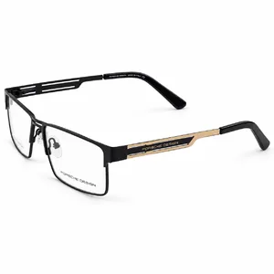 Porsche Design Po5824 Black & Gold Rectangle Men's Prescription Eyeglasses Frame 4