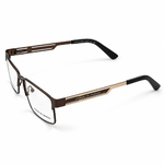 Porsche Design Po5824 Brown & Gold Rectangle Men's Prescription Eyeglasses Frame 3