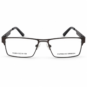 Porsche Design Po5824 Brown & Gold Rectangle Men's Prescription Eyeglasses Frame 4