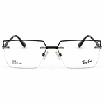 Ray Ban 6224 Black Semi Rimless Rectangle Prescription Eyeglasses Frame 1