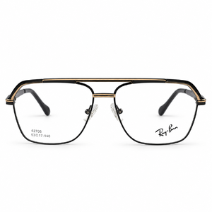 Ray Ban 62705 Black & Gold Navigator Prescription Eyeglasses Frame 1