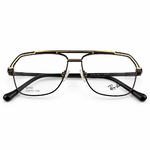 Ray Ban 62705 Black & Gold Navigator Prescription Eyeglasses Frame 4