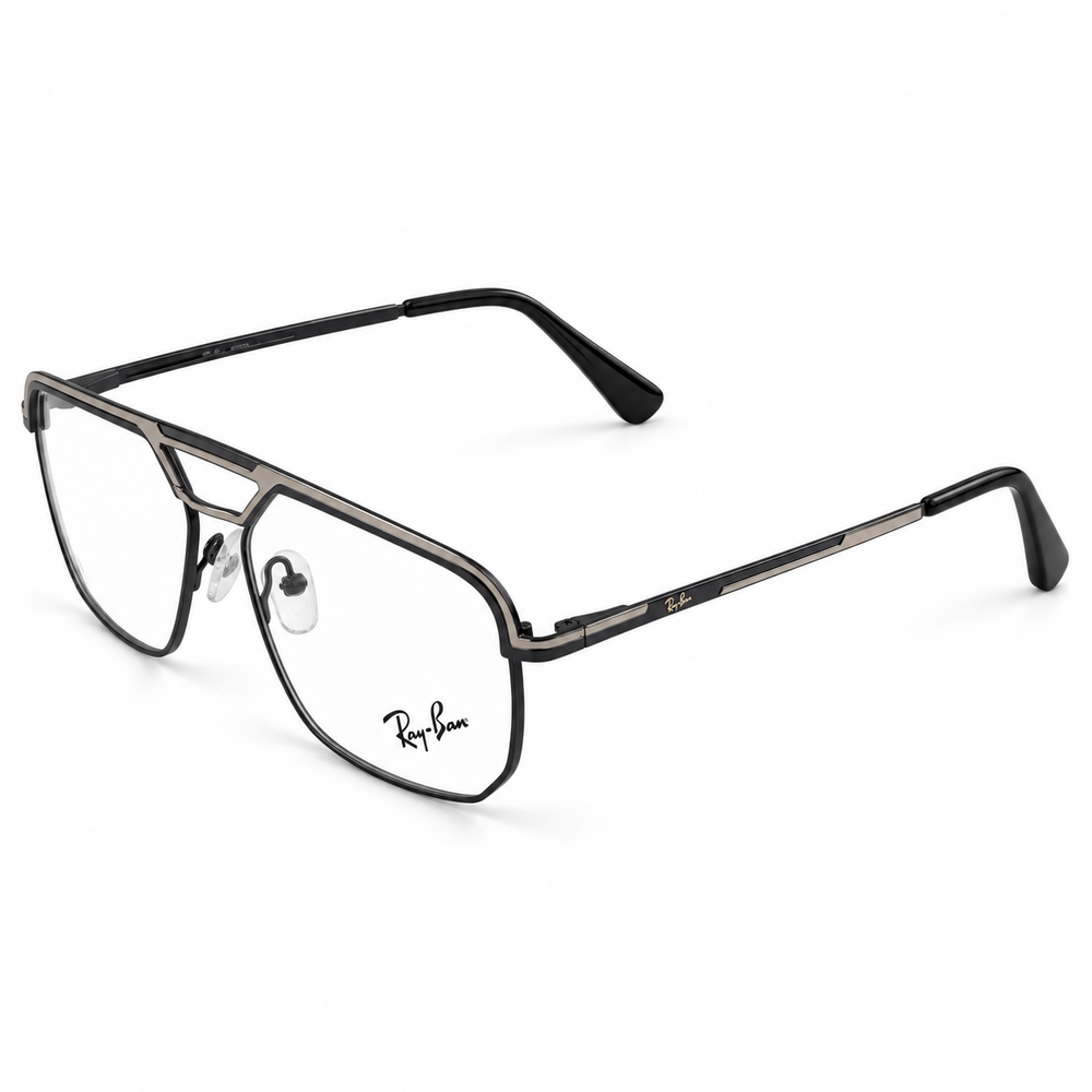 Ray Ban 62712 C1 Black & Gold Navigator Prescription Eyeglasses Frame 3