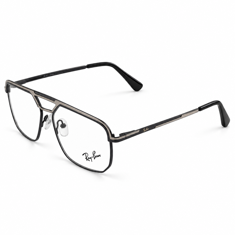 Ray Ban 62712 C1 Black & Gold Navigator Prescription Eyeglasses Frame 3