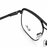 Ray Ban 63712 Black & Gunmetal Navigator Prescription Eyeglasses Frame 1