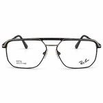 Ray Ban 63712 Black & Gunmetal Navigator Prescription Eyeglasses Frame 4