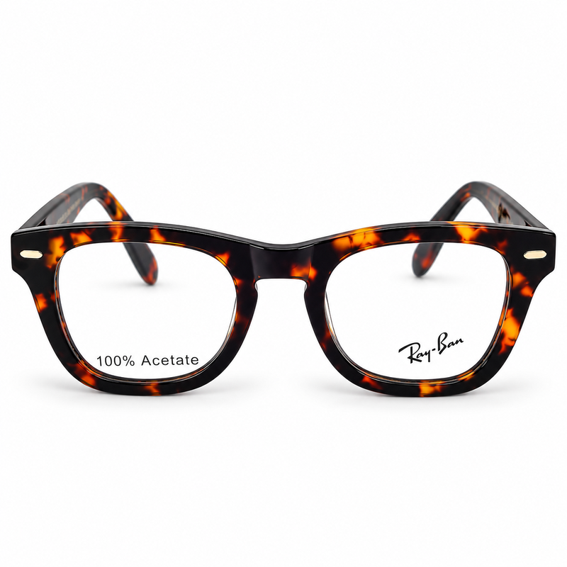 Ray Ban Fd2239 C2 Tortoiseshell 100% Acetate Wayfarer Prescription Eyeglasses Frame 5