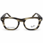 Ray Ban Fd2239 C3 Striped Grey 100% Acetate Wayfarer Prescription Eyeglasses Frame 5