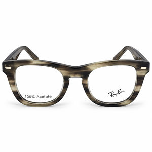 Ray Ban Fd2239 C3 Striped Grey 100% Acetate Wayfarer Prescription Eyeglasses Frame 5