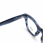 Ray Ban Fd2239 C4 Striped Blue 100% Acetate Wayfarer Prescription Eyeglasses Frame 2