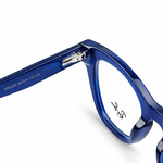Ray Ban Fd2239 C5 Blue 100% Acetate Wayfarer Prescription Eyeglasses Frame 2