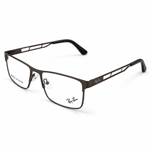 Ray Ban Rb5830 Brown Rectangle Prescription Eyeglasses Frame 2