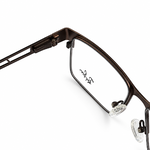 Ray Ban Rb5830 Brown Rectangle Prescription Eyeglasses Frame 4