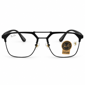 Ray Ban Scuderia Ferrari Black Double Bridge Navigator Prescription Eyeglasses Frame 1