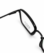 Classic Rectangular Full Rim Black Eyeglasses (3)