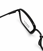 Classic Rectangular Full Rim Black Eyeglasses (3)