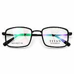 Classic Rectangular Full Rim Black Eyeglasses (4)