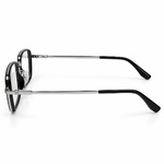 Classic Silver Full Rim Square Eyeglasses (2)