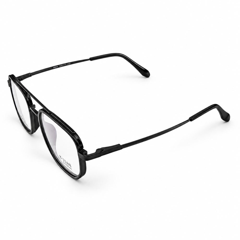 Classic Soft Square Full Rim Soft Square Black Eyeglasses (1)