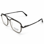 Classic Soft Square Full Rim Soft Square Transparent Grey Eyeglasses (1)