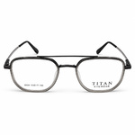 Classic Soft Square Full Rim Soft Square Transparent Grey Eyeglasses (5)