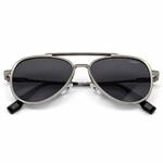 Double Bridge Cartier Aviator Silver Sunglasses (1)